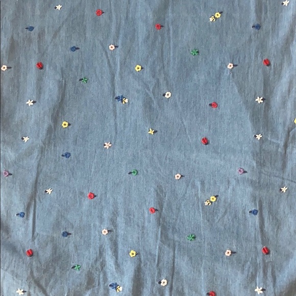 Hanna Andersson Embroidered Chambray Dress - Picture 11 of 14